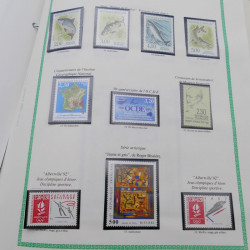 Collection timbres de France 1977-1990 neufs complet en album FO Yvert.