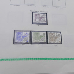 Collection timbres de France 1977-1990 neufs complet en album FO Yvert.