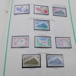 Collection timbres de France 1977-1990 neufs complet en album FO Yvert.