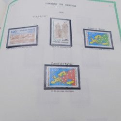 Collection timbres de France 1977-1990 neufs complet en album FO Yvert.