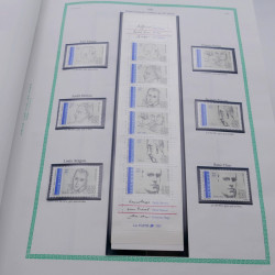 Collection timbres de France 1991-1999 neufs complet en album FO Yvert.