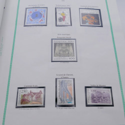 Collection timbres de France 1991-1999 neufs complet en album FO Yvert.