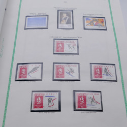 Collection timbres de France 1991-1999 neufs complet en album FO Yvert.