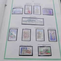 Collection timbres de France 1991-1999 neufs complet en album FO Yvert.