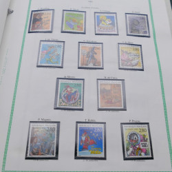 Collection timbres de France 1991-1999 neufs complet en album FO Yvert.