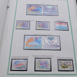 Collection timbres de France 1991-1999 neufs complet en album FO Yvert.