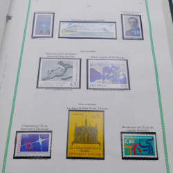 Collection timbres de France 1991-1999 neufs complet en album FO Yvert.