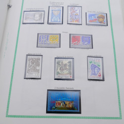 Collection timbres de France 1991-1999 neufs complet en album FO Yvert.