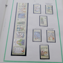 Collection timbres de France 1991-1999 neufs complet en album FO Yvert.