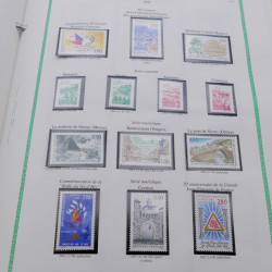 Collection timbres de France 1991-1999 neufs complet en album FO Yvert.