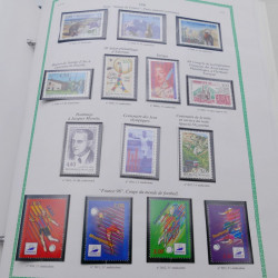 Collection timbres de France 1991-1999 neufs complet en album FO Yvert.