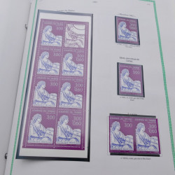 Collection timbres de France 1991-1999 neufs complet en album FO Yvert.