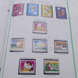 Collection timbres de France 1991-1999 neufs complet en album FO Yvert.