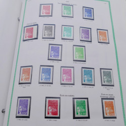 Collection timbres de France 1991-1999 neufs complet en album FO Yvert.