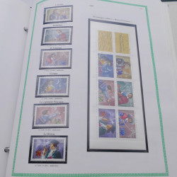 Collection timbres de France 1991-1999 neufs complet en album FO Yvert.