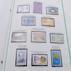 Collection timbres de France 1991-1999 neufs complet en album FO Yvert.