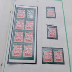 Collection timbres de France 1991-1999 neufs complet en album FO Yvert.