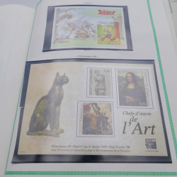 Collection timbres de France 1991-1999 neufs complet en album FO Yvert.