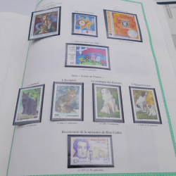 Collection timbres de France 1991-1999 neufs complet en album FO Yvert.