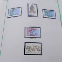 Collection timbres de France 1991-1999 neufs complet en album FO Yvert.