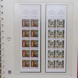 Collection carnets Croix-Rouge de France 1965-1999 en album Safe.