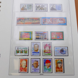 Collection timbres de France 2000-2002 neufs complet en album Lindner.