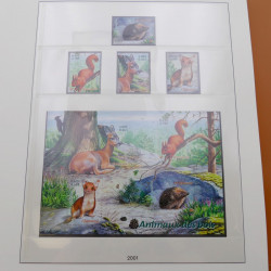 Collection timbres de France 2000-2002 neufs complet en album Lindner.