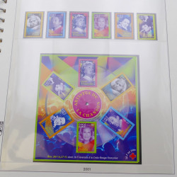 Collection timbres de France 2000-2002 neufs complet en album Lindner.