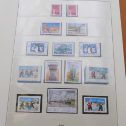 Collection timbres de France 2000-2002 neufs complet en album Lindner.