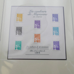 Collection timbres de France 2000-2002 neufs complet en album Lindner.