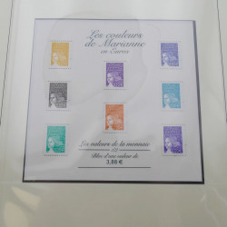 Collection timbres de France 2000-2002 neufs complet en album Lindner.