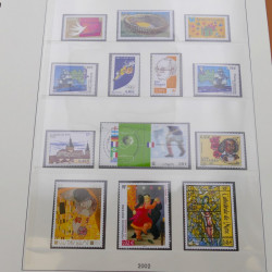 Collection timbres de France 2000-2002 neufs complet en album Lindner.