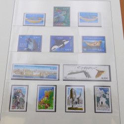 Collection timbres de France 2000-2002 neufs complet en album Lindner.