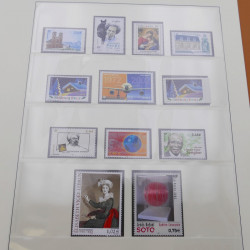 Collection timbres de France 2000-2002 neufs complet en album Lindner.