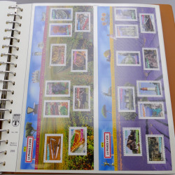 Collection timbres de France 2004-2005 neufs complet en album Lindner.