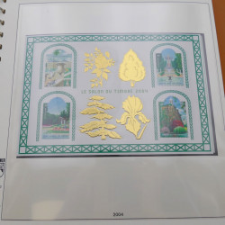 Collection timbres de France 2004-2005 neufs complet en album Lindner.