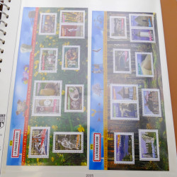 Collection timbres de France 2004-2005 neufs complet en album Lindner.