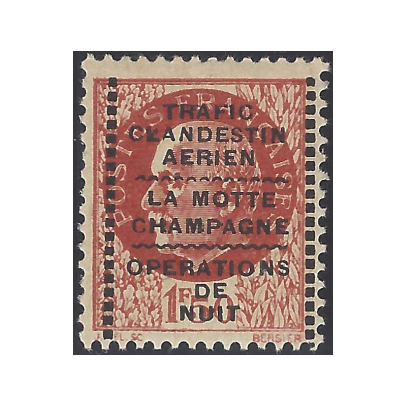Libération de Montreuil Bellay timbre N°34 neuf**.