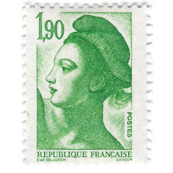 Marianne de Liberté timbre N°2424a sans bande phosphore neuf**.