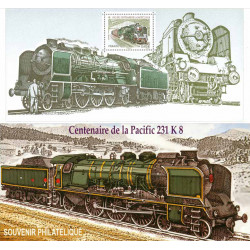 Bloc souvenir N°68 Locomotive Pacific 231K8 neuf**.