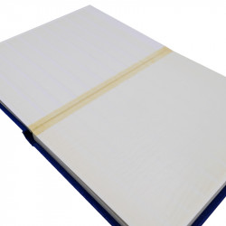 Classeur grand format 32 pages blanches pour timbres.