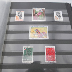 Collection timbres de France 1968-1977 oblitérés complet.
