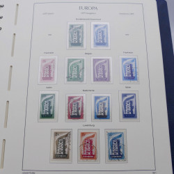 Collection timbres d'Europa 1956-1979 complet en album Leuchtturm.