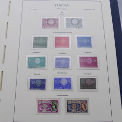 Collection timbres d'Europa 1956-1979 complet en album Leuchtturm.