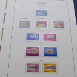 Collection timbres d'Europa 1956-1979 complet en album Leuchtturm.