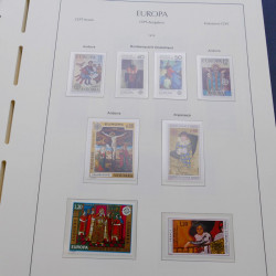 Collection timbres d'Europa 1956-1979 complet en album Leuchtturm.