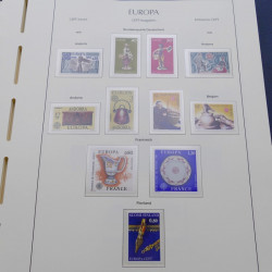 Collection timbres d'Europa 1956-1979 complet en album Leuchtturm.