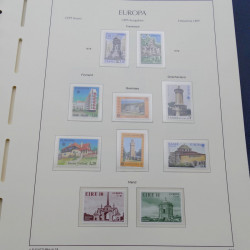 Collection timbres d'Europa 1956-1979 complet en album Leuchtturm.