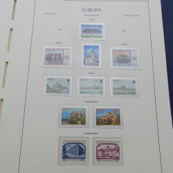 Collection timbres d'Europa 1956-1979 complet en album Leuchtturm.