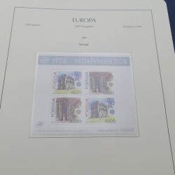 Collection timbres d'Europa 1956-1979 complet en album Leuchtturm.